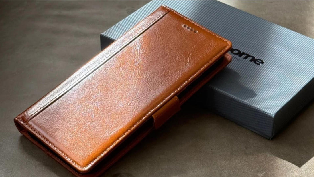 genuine wallet leather case from Leatherborne