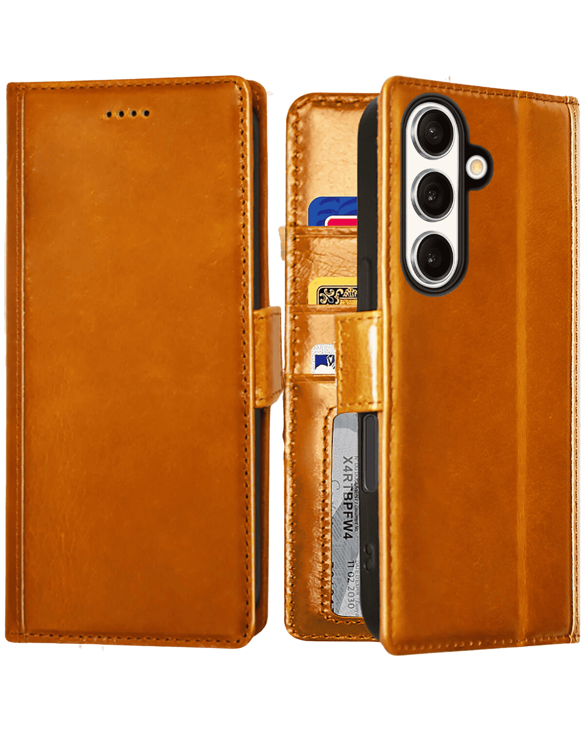 Samsung Galaxy S25 Ultra Flip Wallet Case | Full Grain Leather | Card Leatherborne Samsung Galaxy S25 Ultra Flip Wallet Case | Full Grain Leather | Card Leatherborne